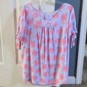 Crown and Ivy Palm Tree Beach Coastal top Large